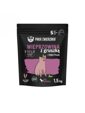 Paka Zwierzaka Wieprzowina z gruszką S 1,5kg