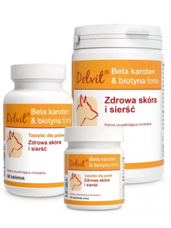 Dolvit Beta karoten & Biotyna Forte 1kg proszek