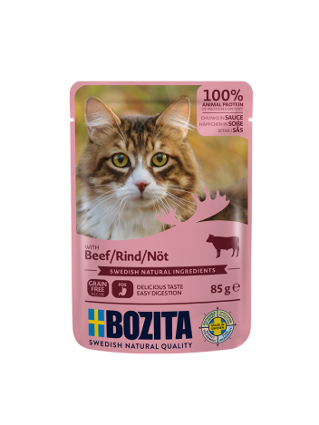 Bozita kawałeczki w sosie z wołowiną 85g