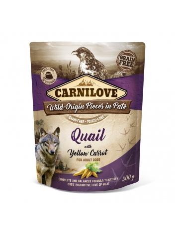 Carnilove Dog Quail & Yellow Carrot 300g