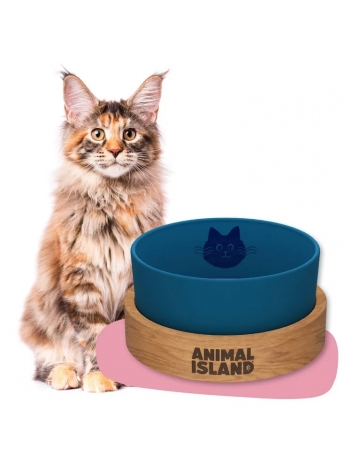 Animal Island miska dla kota 0,9ml Deep Sea Blue