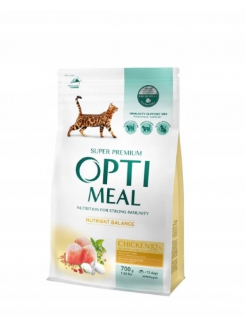 OptiMeal Adult Cat Chicken 700g