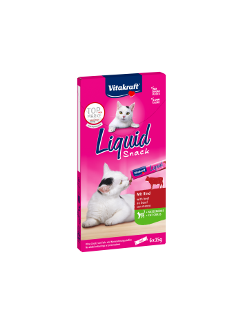Vitakraft Cat Liquid Snack Wołowina
