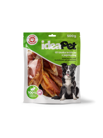 Uszka królicze z jagnięciną 500g