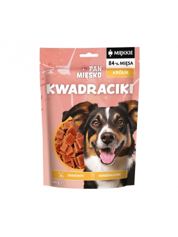 Pan Mięsko miękkie Kwadraciki Królik 100g