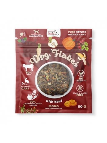 Syta Micha Dog flakes with beef 50g