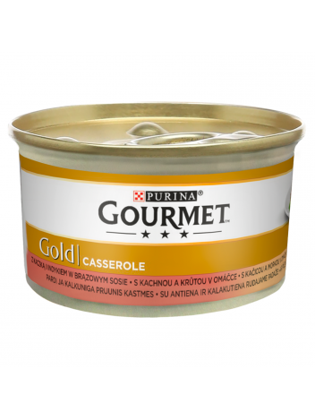 Gourmet Gold 85g - z kaczką i indykiem w sosie