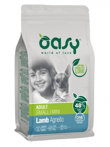 Oasy One Protein Adult Small & Mini Lamb 2,5kg