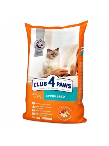Club 4 Paws Cat Sterilised 14kg