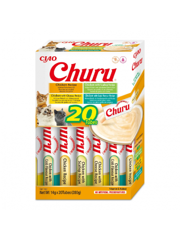 Inaba Cat Churu Varietes Chicken 20x14g