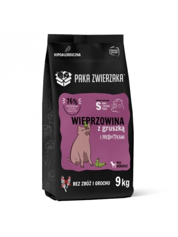 Paka Zwierzaka Wieprzowina z gruszką S 9kg