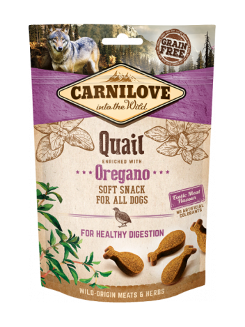 Carnilove Soft Snack Quail & Oregano - 200g