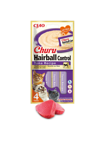 Churu Cat Hairball Tuna 4x14g