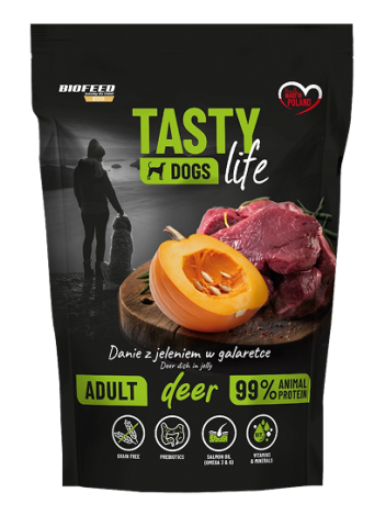 Tasty Dogs Life Jeleń  500g