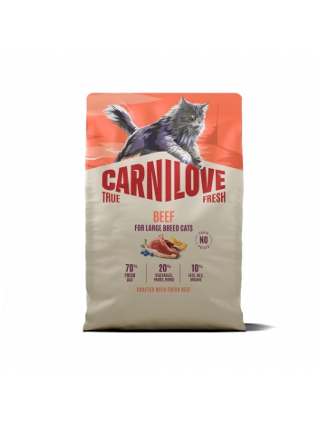 Carnilove Cat 2kg True Fresh Adult Large Beef