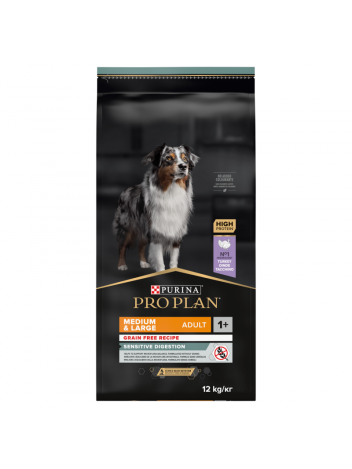 Purina Pro Plan GF Sensitive Digestion Medium Large Adult 12kg