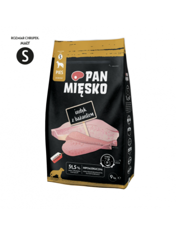 Pan Mięsko Indyk z bażantem S 9kg