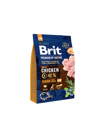 Brit Premium By Nature Senior S+M 3kg