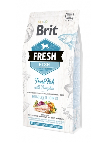 Brit Fresh Adult Large Breed Fish & Pumpkin - 2,5kg