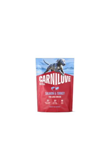 Carnilove Dog 1,5 kg Active Adult Large Breed Salmon, Turkey