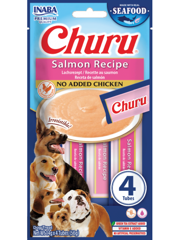 Inaba Dog Churu Salmon Recipe 4x14g