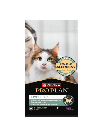 Purina Pro Plan Live Clear Sterilised Adult Turkey 1,4kg