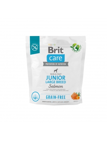 Brit Care Dog Grain-free Junior Large Breed Salmon 1kg