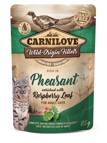 Carnilove Cat Pheasant & Raspberry Leaf Adult Cats 85g