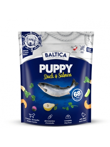 Baltica Puppy Duck & Salmon M/L 1kg