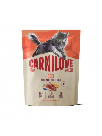 Carnilove Cat 400g True Fresh Adult Large Beef