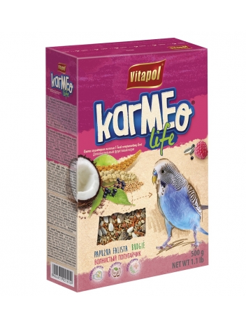 Karmeo Life Pokarm owocowy dla papugi falistej 500g