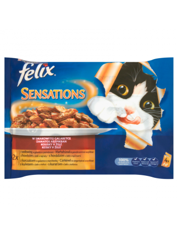 Felix Sensations w galaretce - 4x100g