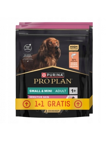 Purina Pro Plan Adult Small Sensitive Skin 700g+700g