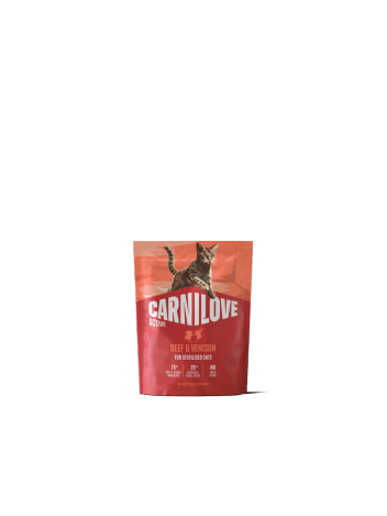 Carnilove Cat 400g Active Adult Sterylised Beef, Venison
