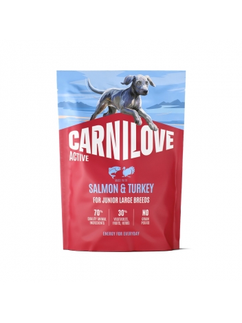 Carnilove Dog 1,5 kg Active Junior Large Breed Salmon, Turkey