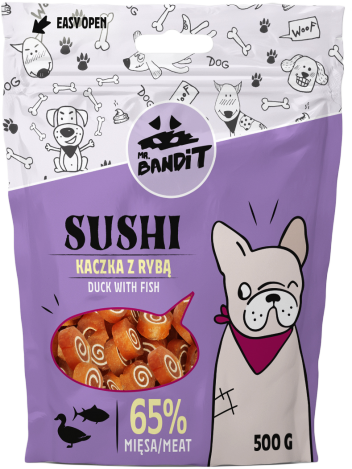 Mr. Bandit Sushi Kaczka z rybą 500g