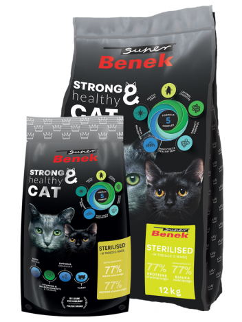 Super Benek Strong & Healthy Cat Sterilised 400g