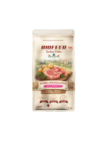 Kuchnia Polska Karma Półwilgotna Wieprzowina 4kg
