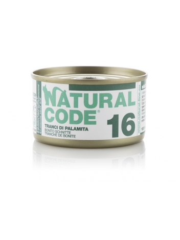 Natural Code Cat 16 Bonito slices 85g