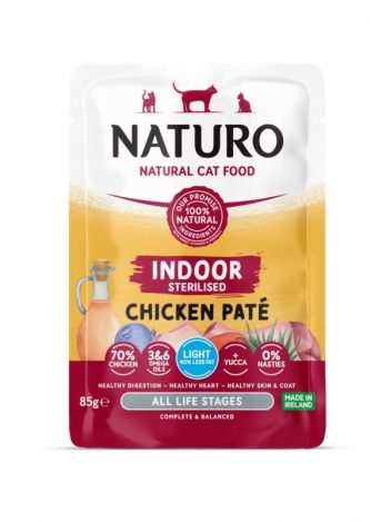 Naturo Indoor Sterilised Grain Free 85g