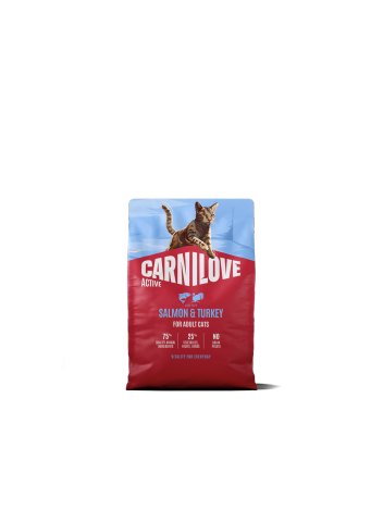 Carnilove Cat 2kg Active Adult Salmon, Turkey