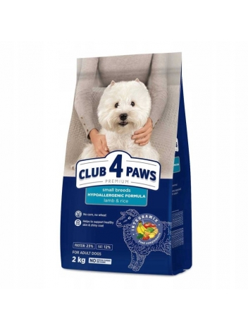 Club 4 Paws Adult Small Lamb & Rice 2kg