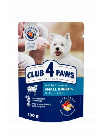 Club 4 Paws Adult Small Lamb 100g