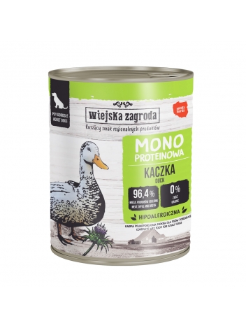 Wiejska Zagroda Mono Kaczka dla psa 800g