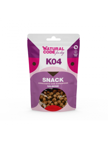 Natural Code Dog Snack K04 Łosoś 120g