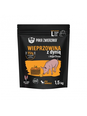 Paka Zwierzaka Wieprzowina z dynią L 1,5kg