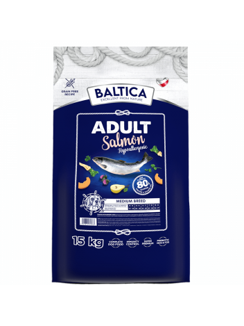 Baltica Salmon Hypoallergenic Medium 15kg
