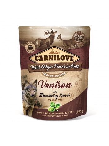 Carnilove Dog Venison & Strawberry 300g