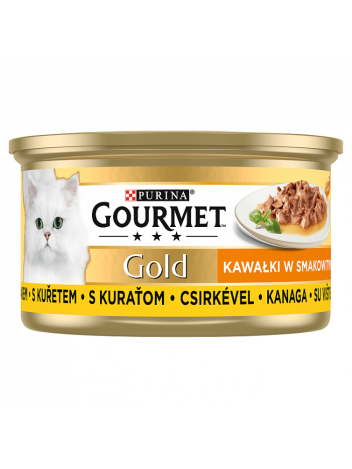 Gourmet Gold 85g kawałki w sosie z kurczakiem