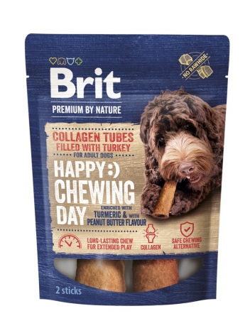 Brit Premium Dog Collagen Chews Tubes filled with Turkey 2szt.